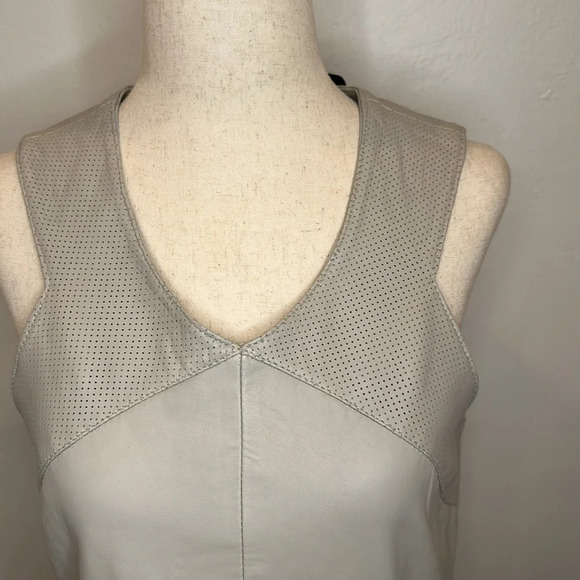 BOD & CHRISTENSEN DOLLY GENUINE LEATHER DRESS ZIPPER POCKETS NEW WITH TAGS - Picture 2 of 10